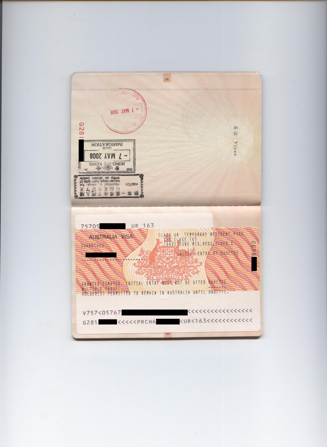 VISA-澳大利亚旅游签证 签证信息 - 租租车(ww